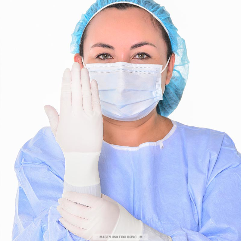 Guantes quirúrgicos de látex – levemente entalcados