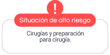 Cirugías y preparación para cirugías