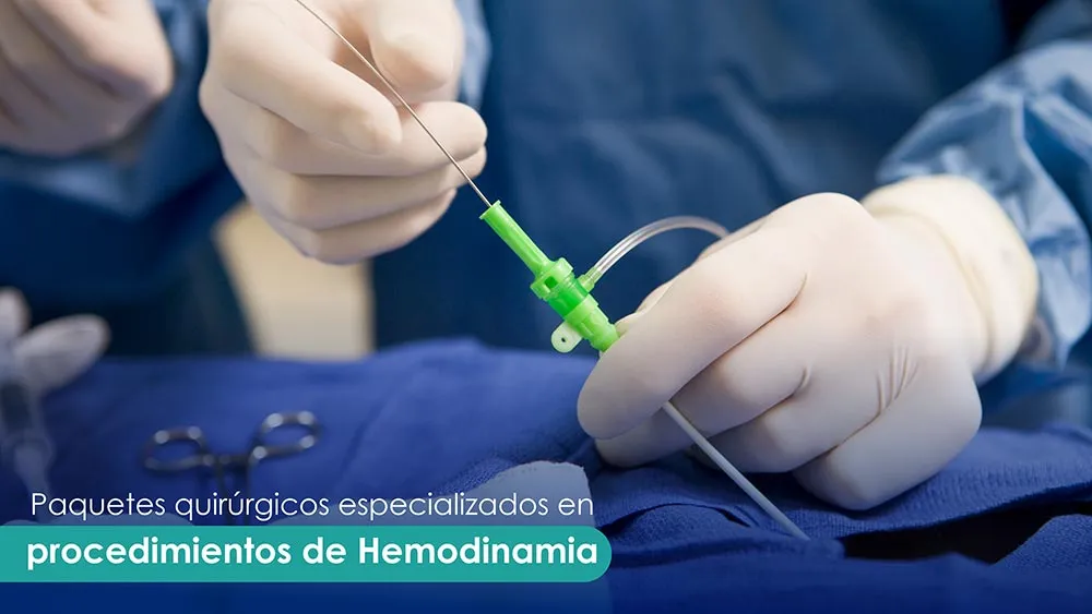 Paquetes quirúrgicos para procedimientos de Hemodinamia - UM